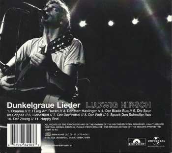 CD Ludwig Hirsch: Dunkelgraue Lieder DIGI 294222