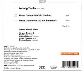 CD Vogler Quartett: Piano Quartets
