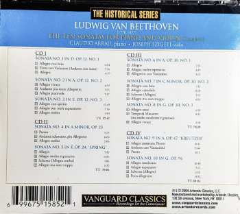 4CD/Box Set Ludwig van Beethoven: The Ten Sonatas For Violin And Piano - Complete 310631