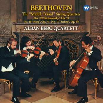 2CD Ludwig van Beethoven: The "Middle Period" String Quartets: Nos. 7-9 "Rasumovsky", Op. 59 / No. 10 "Harp", Op. 74 / No. 11 "Serioso", Op. 95