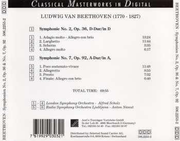 CD Ludwig van Beethoven: Symphonien Nr. 2 Op. 36 & Nr. 7 Op. 92 430269