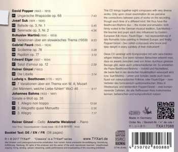 CD Ludwig van Beethoven: Beethoven, Brahms, Suk, Martinů, Popper, Ginzel, Fauré, Elgar 319897