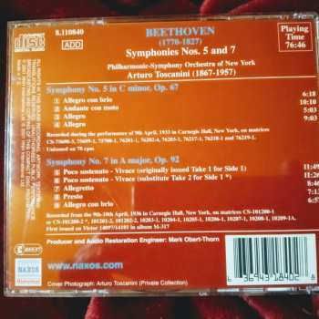 CD Ludwig van Beethoven: Beethoven: Symphony No.5, Symphony No.7 286673