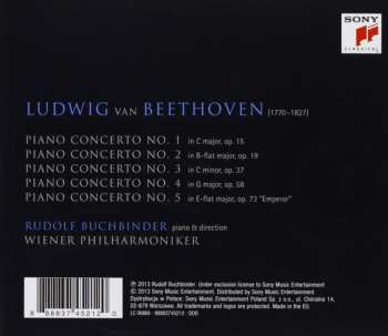 3CD Ludwig van Beethoven: Beethoven: The Five Piano Concertos 175711