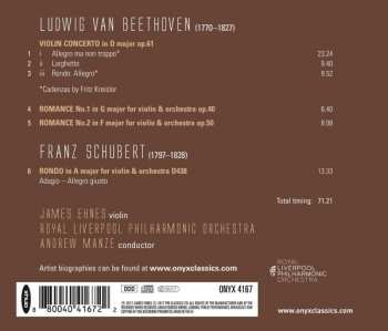 CD Ludwig van Beethoven: Beethoven: Violin Concerto Romances / Schubert: Rondo 314477