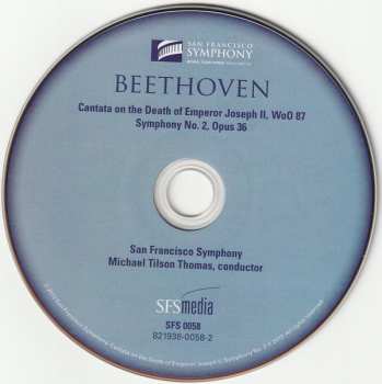 SACD Ludwig van Beethoven: Cantata on the Death of Emperor Joseph II / Symphony No. 2 296199