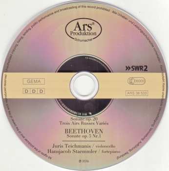CD Ludwig van Beethoven: Cello Works 289369