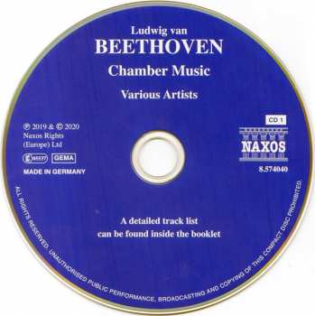 2CD Ludwig van Beethoven: Chamber Music 319324