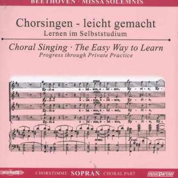CD Ludwig van Beethoven: Chorsingen Leicht Gemacht:beethoven,missa Solemnis 300292