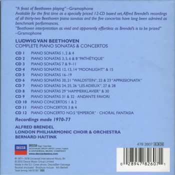 12CD/Box Set Ludwig van Beethoven: Complete Piano Sonatas & Concertos 45546