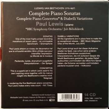 14CD Ludwig van Beethoven: Complete Piano Sonatas, Piano Concertos & Diabelli Variations 104105