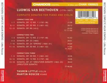 3CD Ludwig van Beethoven: Complete Sonatas for Piano and Violin 324153