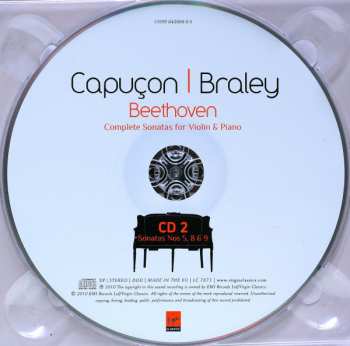 3CD Ludwig van Beethoven: Complete Sonatas For Violin & Piano 49902