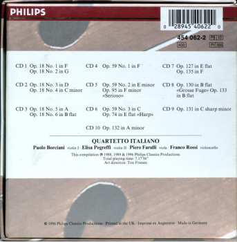10CD/Box Set Ludwig van Beethoven: Complete String Quartets = Die Streichquartette - Les Quatuors À Cordes 44970