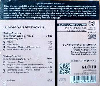 SACD Ludwig van Beethoven: Complete String Quartets Vol. II 113093