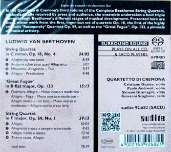 SACD Ludwig van Beethoven: Complete String Quartets Vol. III 333385