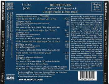 CD Ludwig van Beethoven: Complete Violin Sonatas ● 1  279506