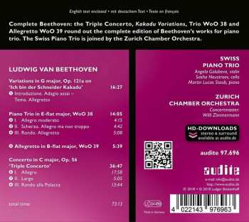 CD Ludwig van Beethoven: Complete Works For Piano Trio Vol. V & Triple Concerto 337485