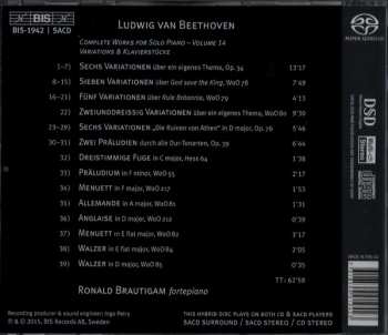 SACD Ludwig van Beethoven: Complete Works For Solo Piano - Volume 14 - Rule Britannia - Variations & Klavierstücke 294282