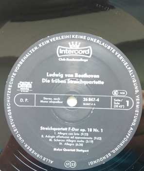 3LP/Box Set Ludwig van Beethoven: Die Frühen Streichquartette Op. 18 Nr. 1-6 533879