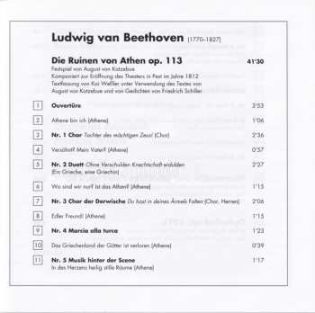CD Ludwig van Beethoven: Die Ruinen Von Athen / Meeresstille Und Glückliche Fahrt / Opferlied 185463