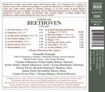 CD Ludwig van Beethoven: Secular Vocal Works 428407