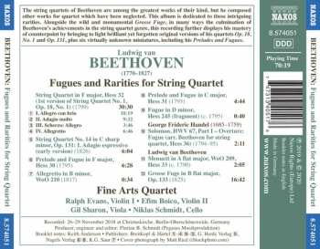 CD Ludwig van Beethoven: Fugues And Rarities For String Quartet 283049