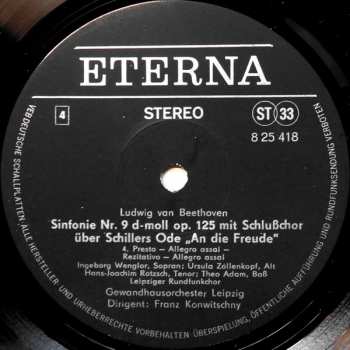 2LP Ludwig van Beethoven: Sinfonie Nr. 9 D-moll Op. 125 Mit Schlußchor Über Schillers Ode "An Die Freude" ‧ Sinfonie Nr. 2 D-dur Op. 36 432948