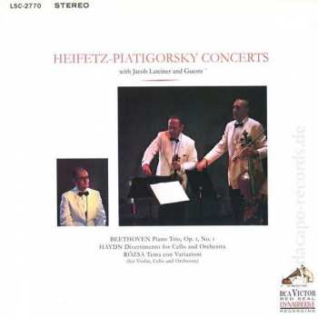 Album Ludwig van Beethoven: Heifetz-piatigorsky Concerts