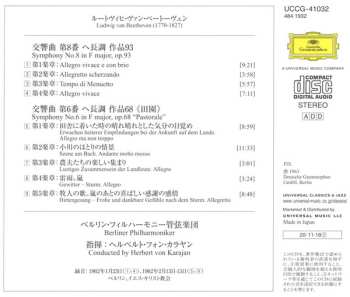 CD Ludwig van Beethoven: Symphonies No. 6 In F Major "Pastorale", No. 8 In F Major LTD 476034