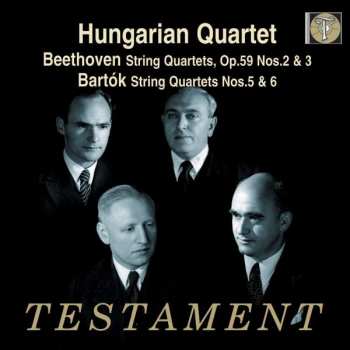 2CD The Hungarian Quartet: Strings Quartets Op.59 Nos.2 & 3 / Strings Quartets Nos.5 & 6 429090