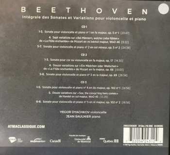 3CD Ludwig van Beethoven: Intégrale Des Sonates Et Variations Pour Violoncelle Et Piano 425199