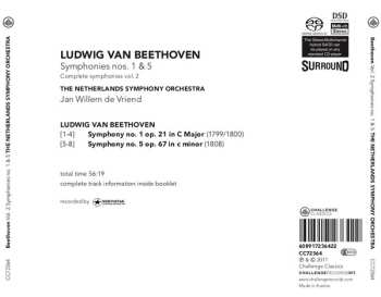 SACD Ludwig van Beethoven: Symphonies Nos. 1 & 5 (Complete Symphonies, Vol.2) 464365