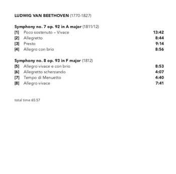SACD Ludwig van Beethoven: Symphonies Nos. 7 & 8 (Complete Symphonies, Vol.3) 462120