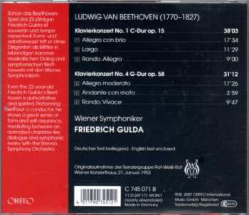 CD Ludwig van Beethoven: Klavierkonzert No. 1 C-Dur Op. 15, Klavierkonzert No. 4 G-Dur Op. 58 304719