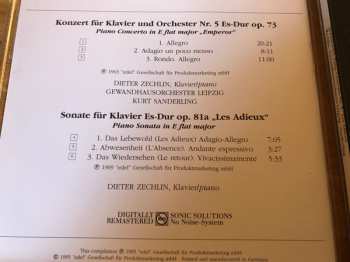 CD Ludwig van Beethoven: Piano Concerto No. 5 "Emperor", Piano Sonata Op. 81a "Les Adieux" 416254