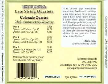3CD Ludwig van Beethoven: Late String Quartets 309438