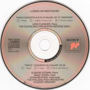 3CD Ludwig van Beethoven: The 5 Piano Concertos / Triple Concerto 425963