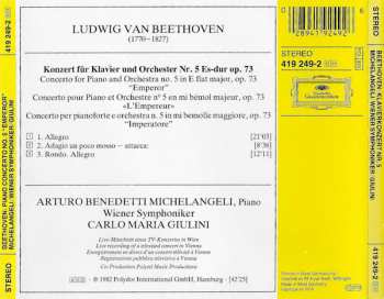 CD Ludwig van Beethoven: Klavierkonzert No. 5 "Emperor" Concerto 44685
