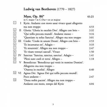 CD Ludwig van Beethoven: Mass In C Major 272440