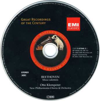 CD Ludwig van Beethoven: Missa Solemnis 447147