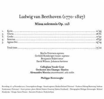 CD Ludwig van Beethoven: Missa Solemnis 235012
