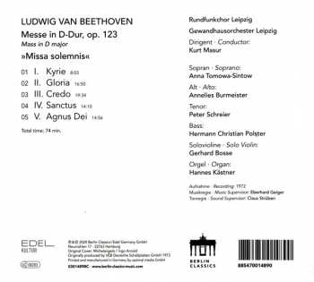 CD Ludwig van Beethoven: Missa Solemnis 151355