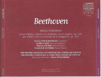 CD Ludwig van Beethoven: Missa Solemnis - Pour Solistes, Chœurs Et Orchestre En Ré Majeur, Op.123 421359