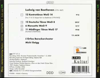 CD Ludwig van Beethoven: Mödlinger Tänze: Kontretänze • Deutsche Tänze • Menuette 115314