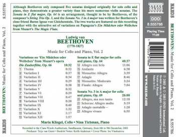 CD Ludwig van Beethoven: Music For Cello And Piano Vol. 2 297999