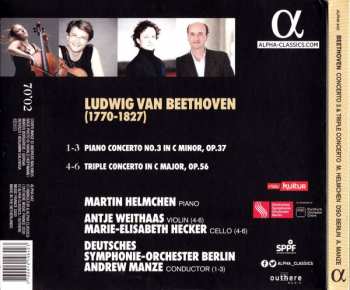CD Ludwig van Beethoven: Piano Concerto 3, Triple Concerto 123676