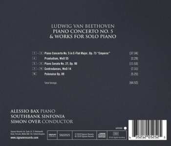 CD Ludwig van Beethoven: Piano Concerto No. 5 & Works For Solo Piano 91183