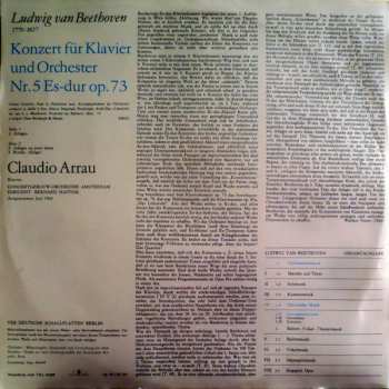 LP Ludwig van Beethoven: Konzert Für Klavier Und Orchester Nr. 5 Es-dur Op. 73 140489