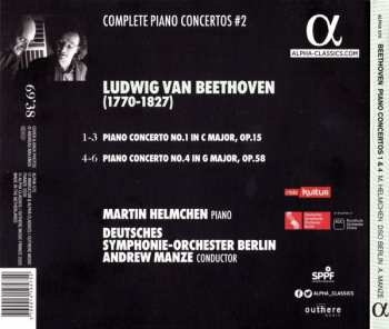 CD Ludwig van Beethoven: Piano Concertos 1 & 4 181336